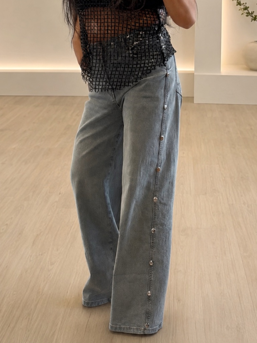 Avec Les Filles snap jeans 28